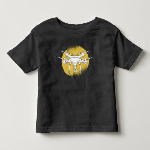 Drone Pilot Multirotor Quadcopter Grunge Circle Toddler T-Shirt