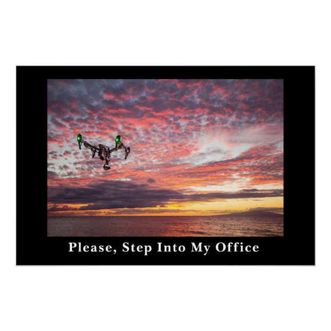 Drone Pilot Office Poster (Front)