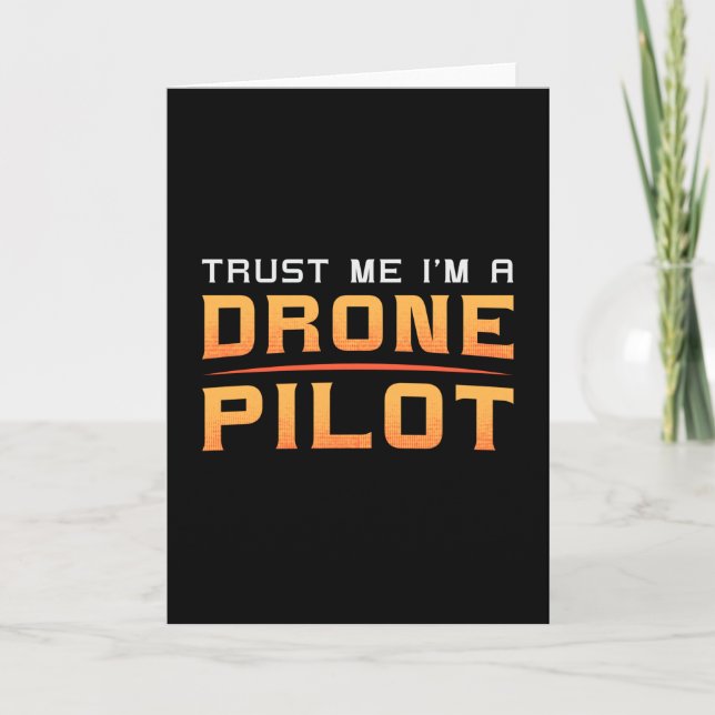 Drone Pilot Quadcopter Camera FPV Drones Gift Card (Front)