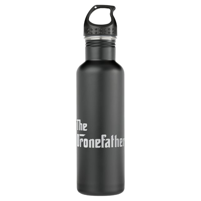 Drone Pilot Quadcopter Drones FPV Camera Gift Idea 710 Ml Water Bottle (Front)