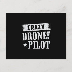 Drone Pilot Quadcopter Drones FPV Camera Gift Postcard