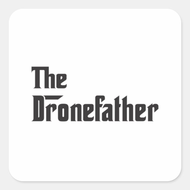 Drone Pilot Quadcopter Drones FPV Funny Gift Idea Square Sticker (Front)