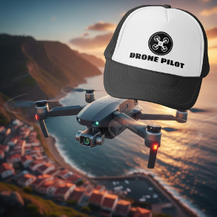 Drone pilot trucker hat