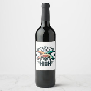Drone Pilot Wine Label