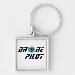 Drone pilot with eyeball key ring