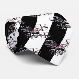 Drone quadcopter aircraft pilot hobby tie