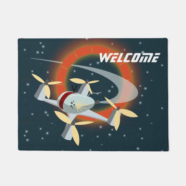 Drone Racing Doormat (Front)