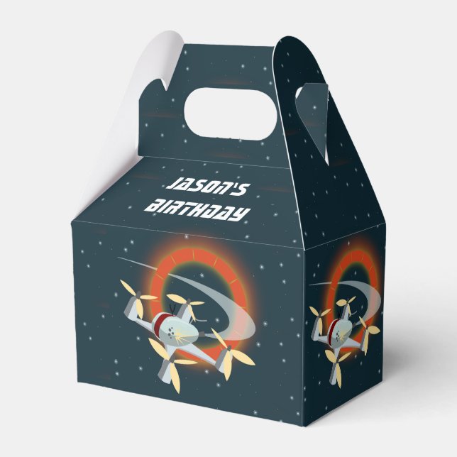 Drone Racing Favour Box (Front Side)