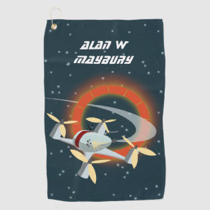 Drone Racing Golf Towel