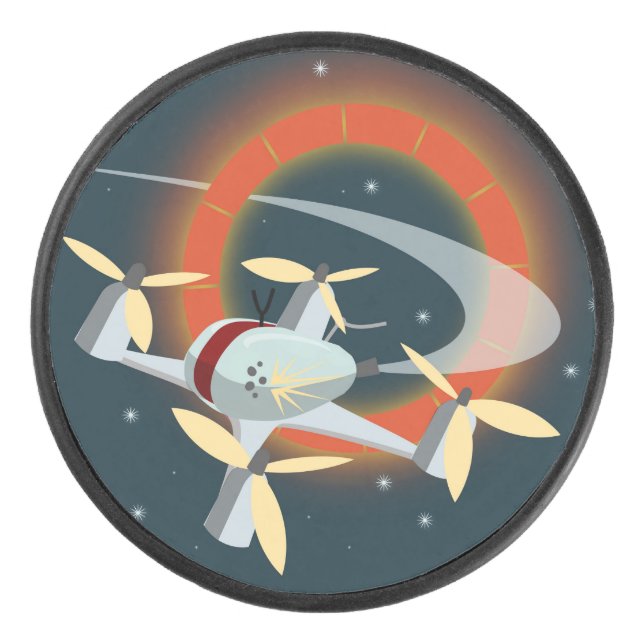 Drone Racing Hockey Puck (Front)