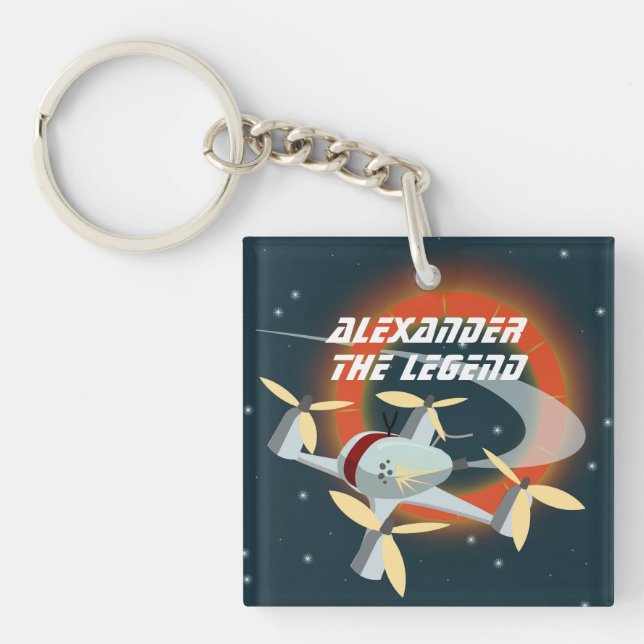 Drone Racing Key Ring (Front)