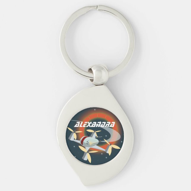 Drone Racing Key Ring (Front)