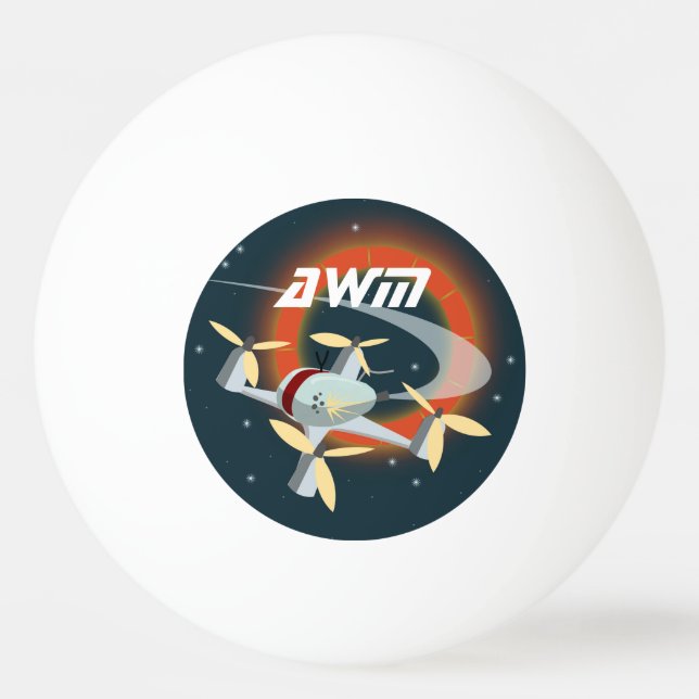 Drone Racing Ping Pong Ball (Front)