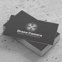 Drone Service Aerial Photography Elegant Dark Grey
