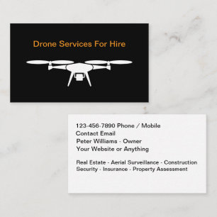 Drone Services Aerial Inspections Business Card