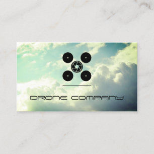 Drone services inspired business card