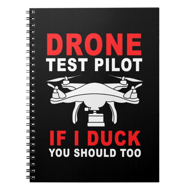 Drone Test Pilot Notebook (Front)