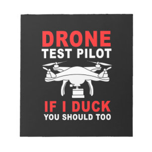 Drone Test Pilot Notepad