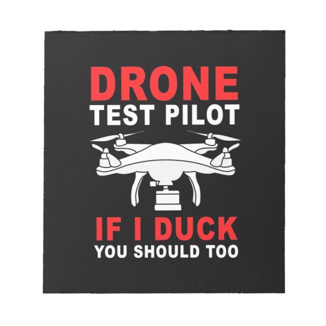 Drone Test Pilot Notepad (Front)