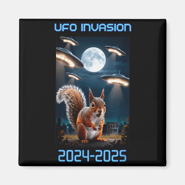 Drone Ufo Alien Invasion Uap New Jersey  Magnet (Front)