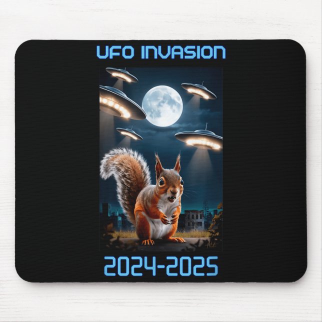Drone Ufo Alien Invasion Uap New Jersey  Mouse Pad (Front)