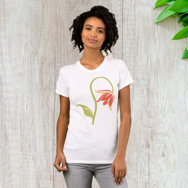 Drooping Flower Womens T-Shirt (Creator Uploaded)