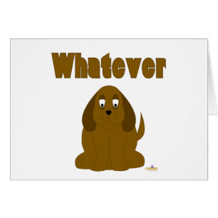 Droopy Brown Dog Whatever