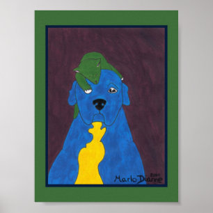 'Droopy' by Marlo Dianne Poster