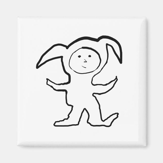 Droopy Ears by Cussdum Designs Magnet (Front)