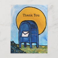 Drop Box Mail Illustration                        