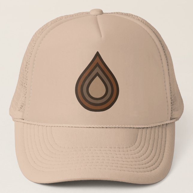 Drop Layered Artwork Trucker Hat (Front)