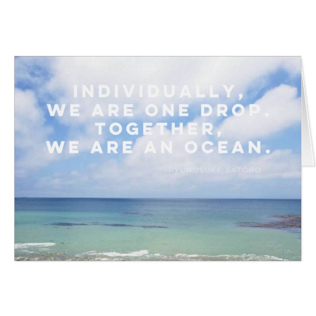 Drop of Ocean (Front Horizontal)