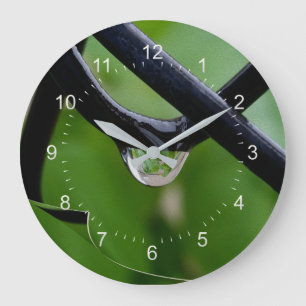 Drop of rain large clock