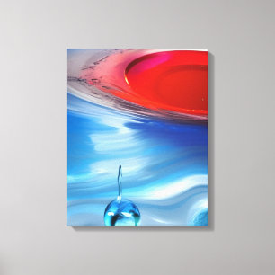 Drop of water canvas print