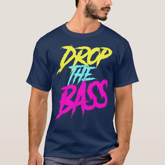 Drop The Bass Music Festival shirt DJ Clothing (Front)