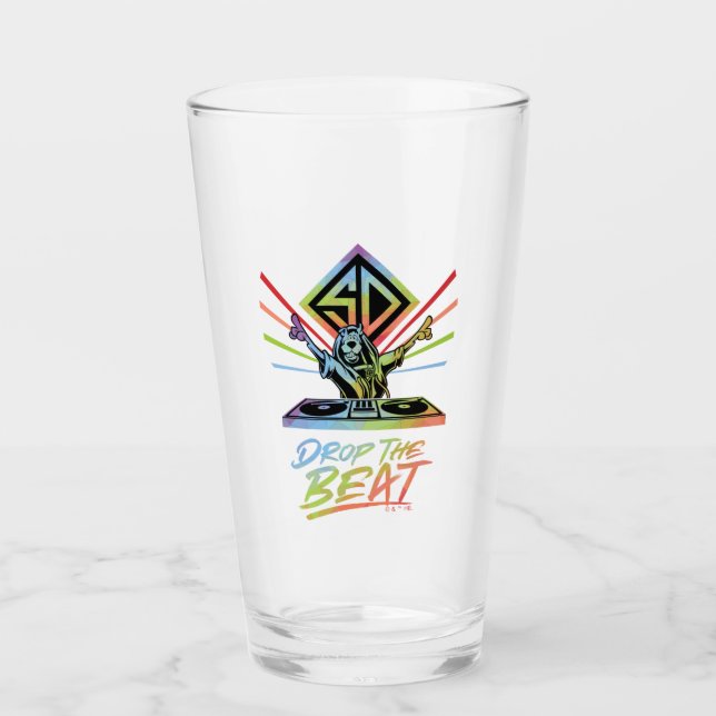 Drop the Beat: DJ Scooby-Doo Glass (Front)