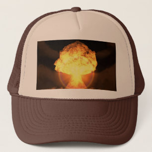 Drop the bomb trucker hat