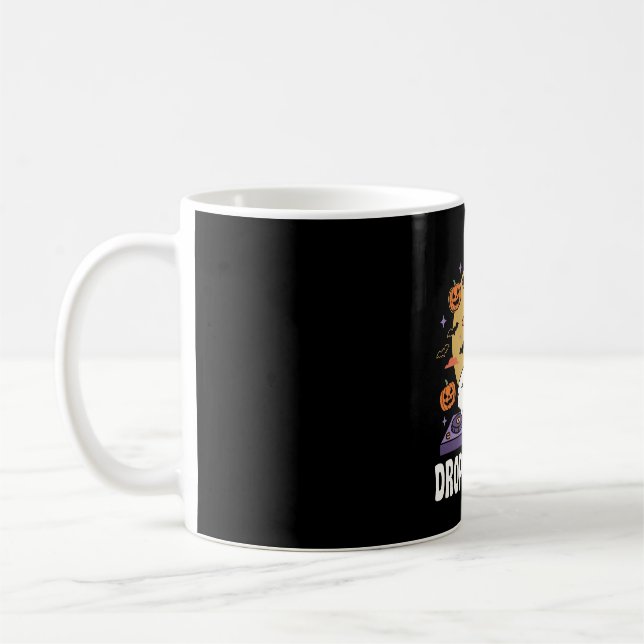 Drop The Honk Halloween DJ Goose Coffee Mug (Left)