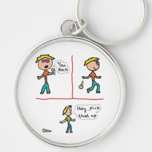Drop The Mic Key Ring