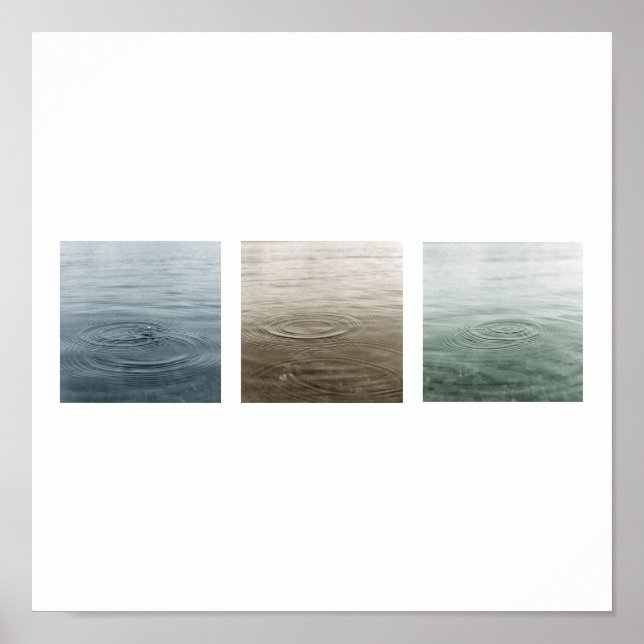 drop triptych poster (Front)