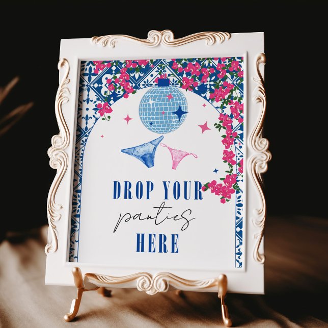Drop your Panties Dancing Queen Greek Bachelorette Poster (Creator Uploaded)