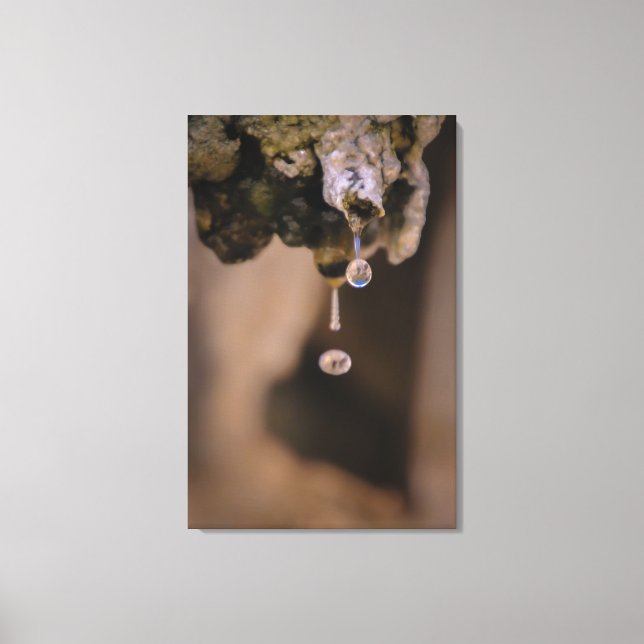 droplet  canvas print (Front)