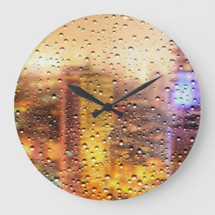 Droplets of Water Large Clock