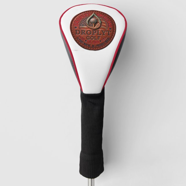 Droplyt Golf Americana Logo Head Cover (Front)