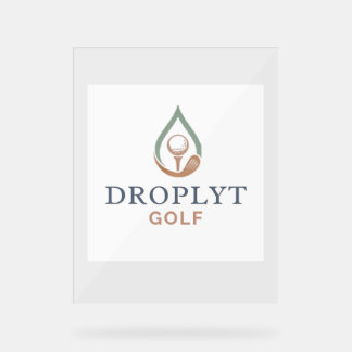 Droplyt Golf Signature Acrylic Sign