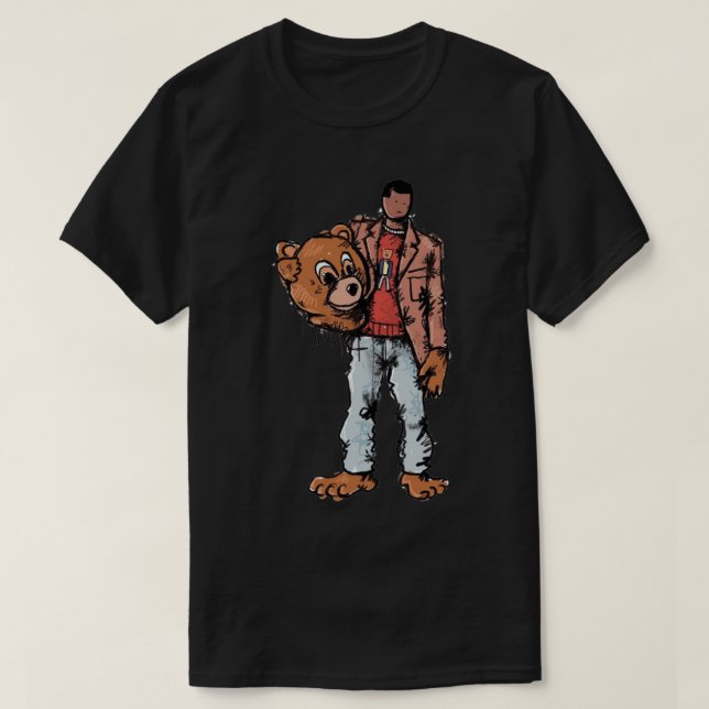 dropout bear face   T-Shirt (Design Front)