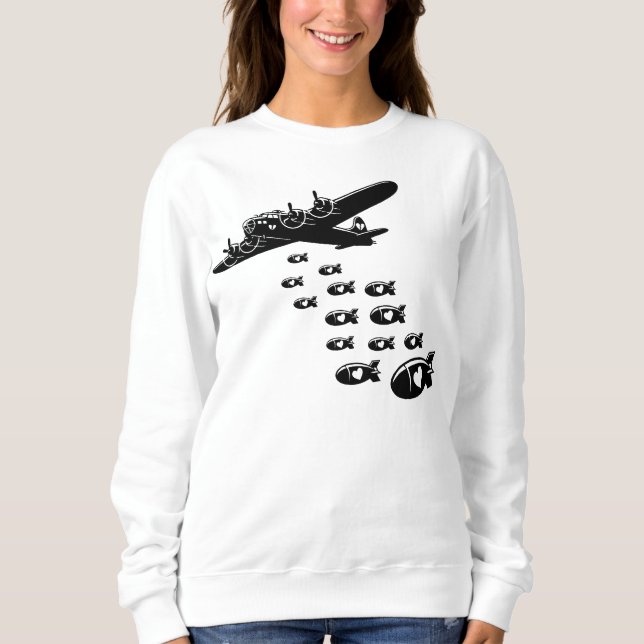 Dropping Love Bombs Sweatshirt (Front)