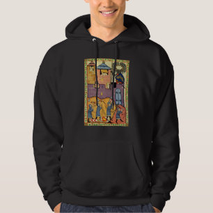 Dropping Rocks, 14th Century Codex Manesse Hoodie