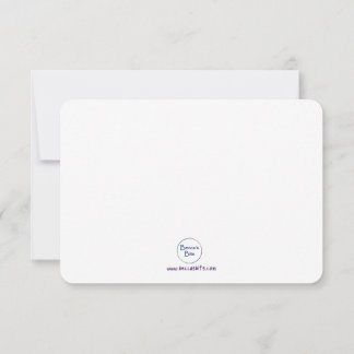 Dropple 001 thank you card