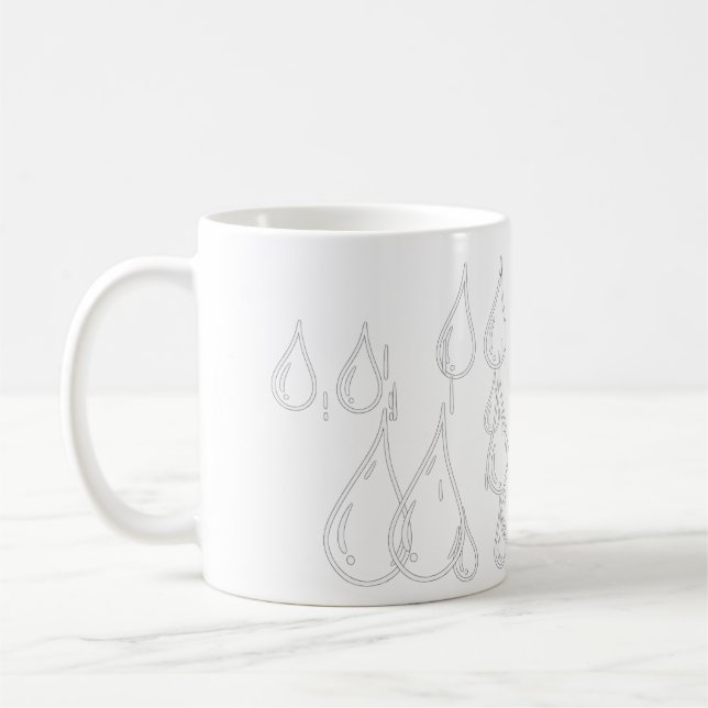 Drops Coffee Mug (Left)